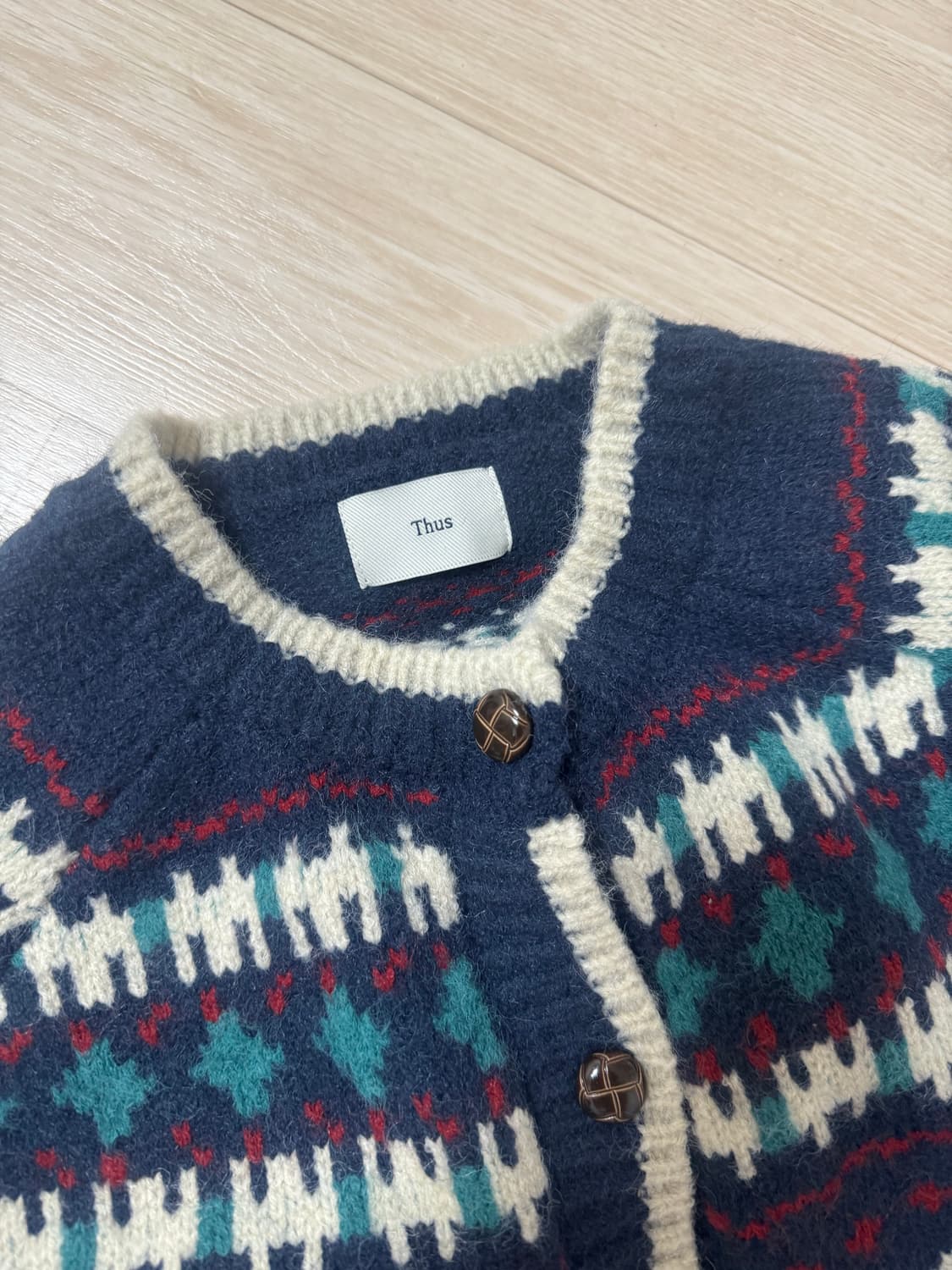 노르딕 니트 가디건 상품이미지2