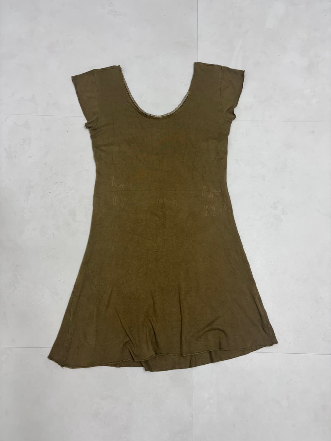 FLARED TEE OLIVE GREEN 상품이미지7