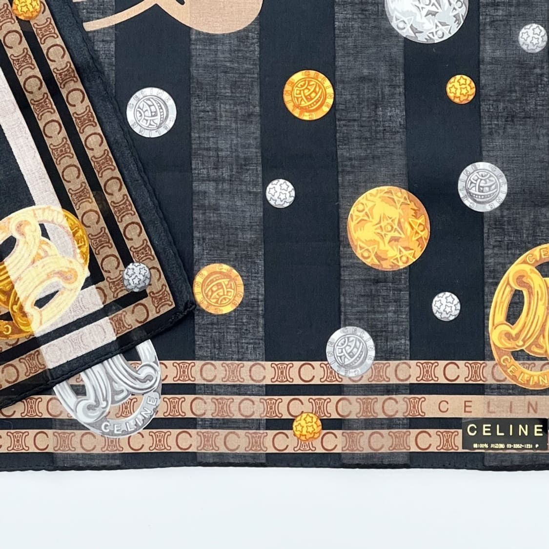 (새상품) celine / 셀린느 쁘띠스카프 손수건 상품이미지4