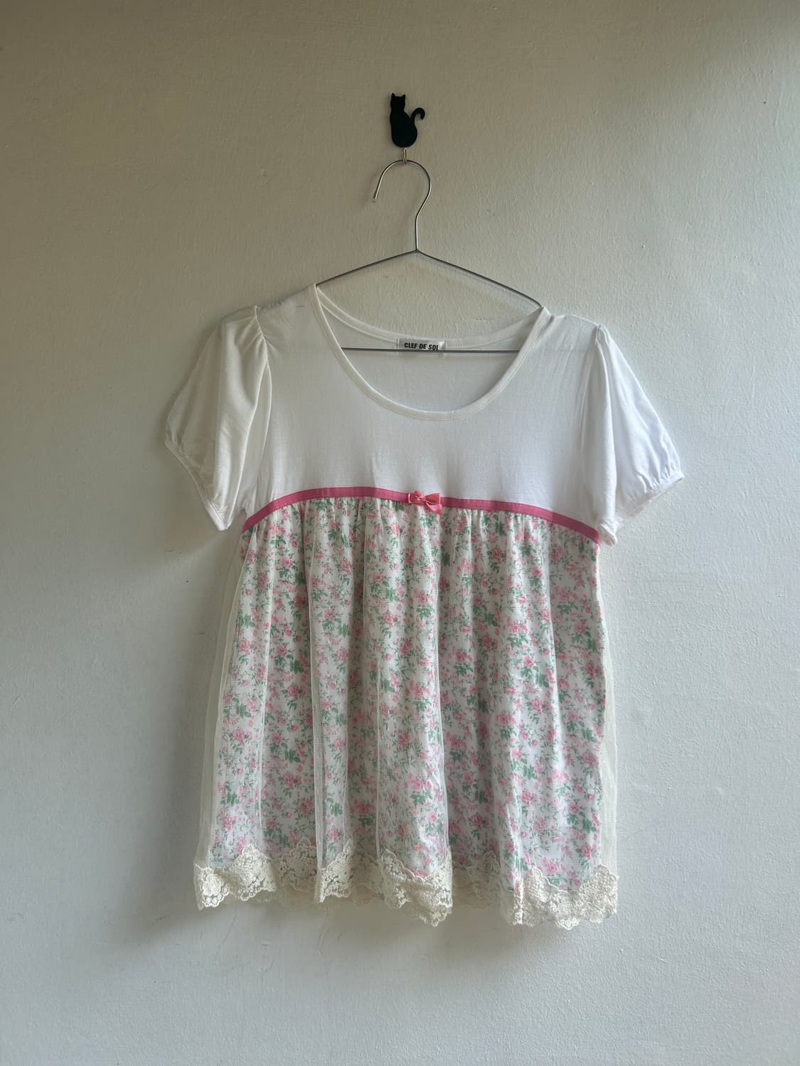 분홍 장미 티셔츠  상품이미지1