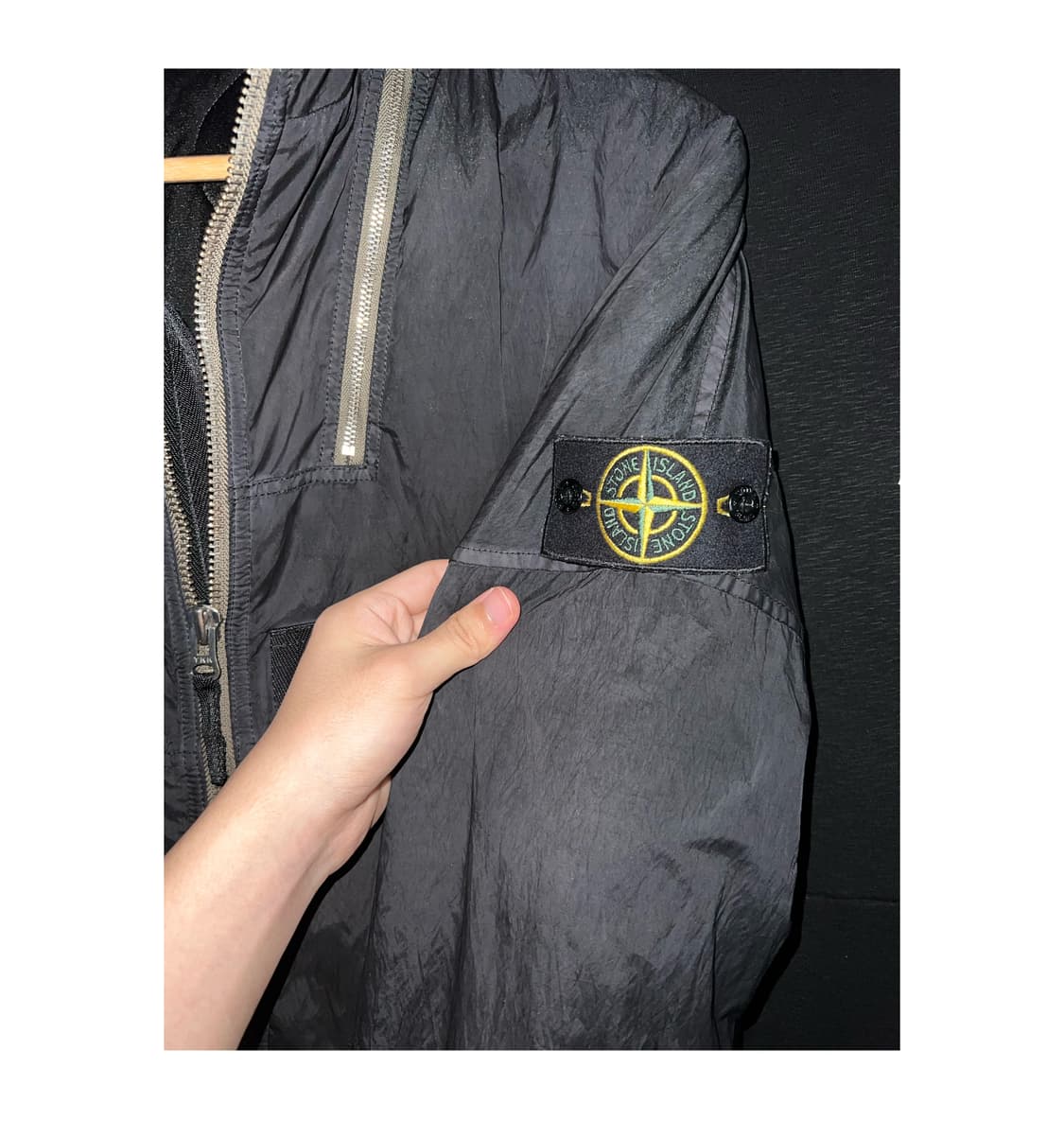 Stone island padded jumper black s 상품이미지7