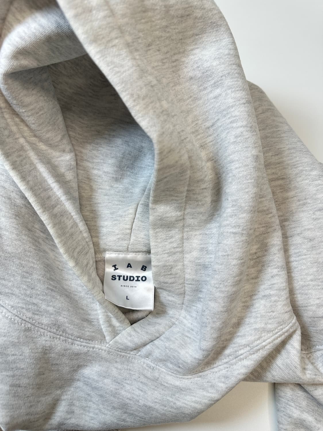 아이앱스튜디오 라이크그레이 멜라지 후드 L 상품이미지5