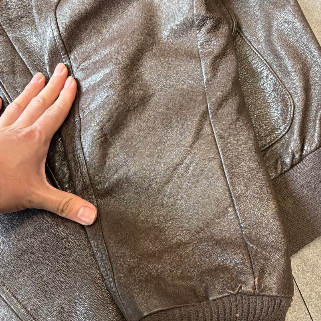 Cooper Type A-2 leather jacket 쿠퍼 A2 자켓 상품이미지9