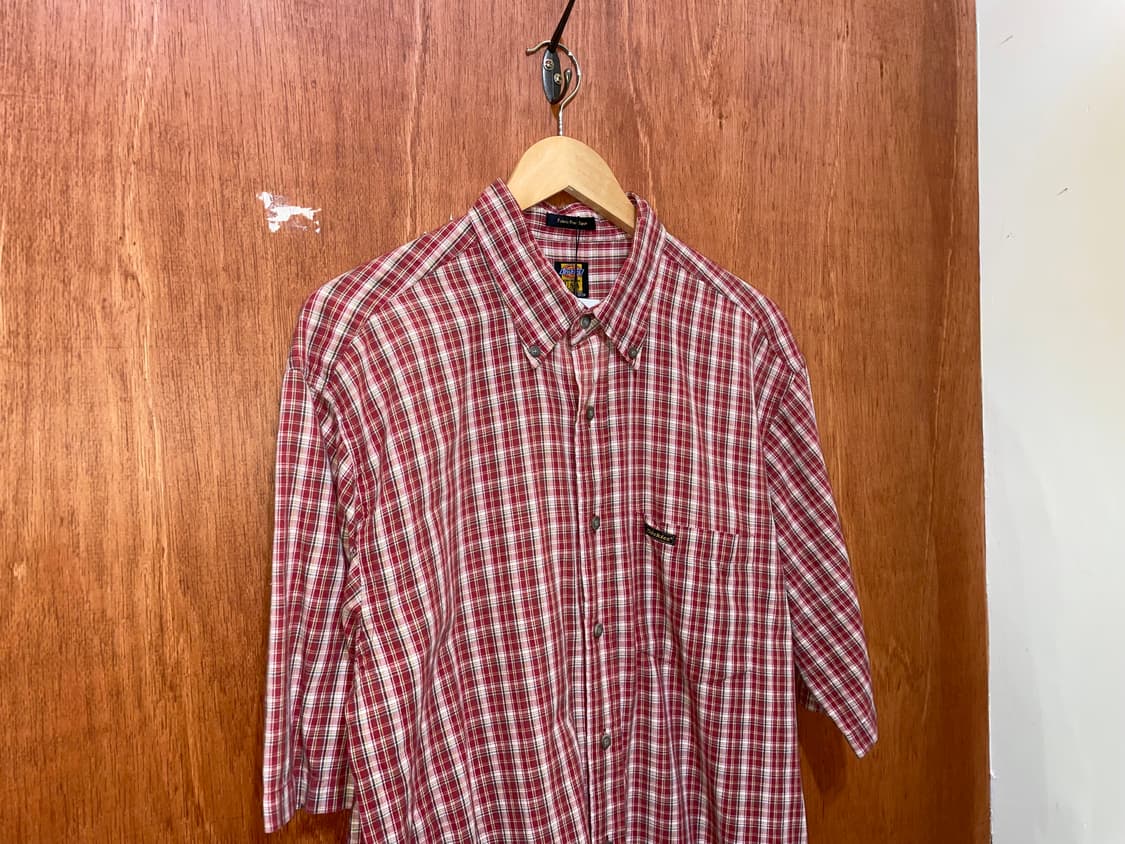 (M) Dickies 디키즈 체크 반팔 셔츠 상품이미지2
