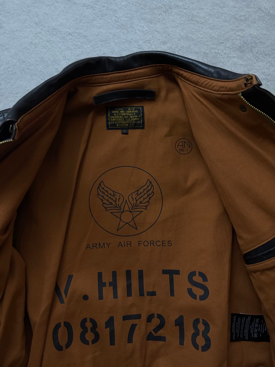 밀리터리 A-2 말가죽자켓 상품이미지9