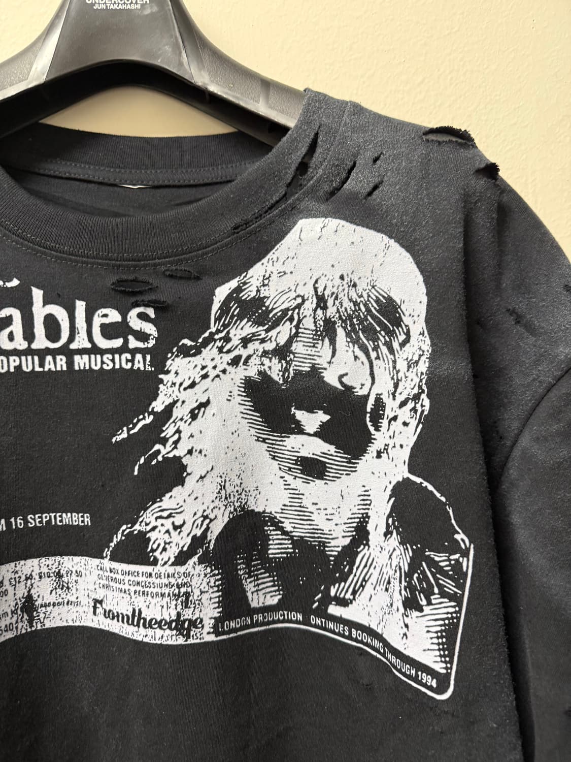 빈티지 레미제라블 디스트로이드 티셔츠  상품이미지3