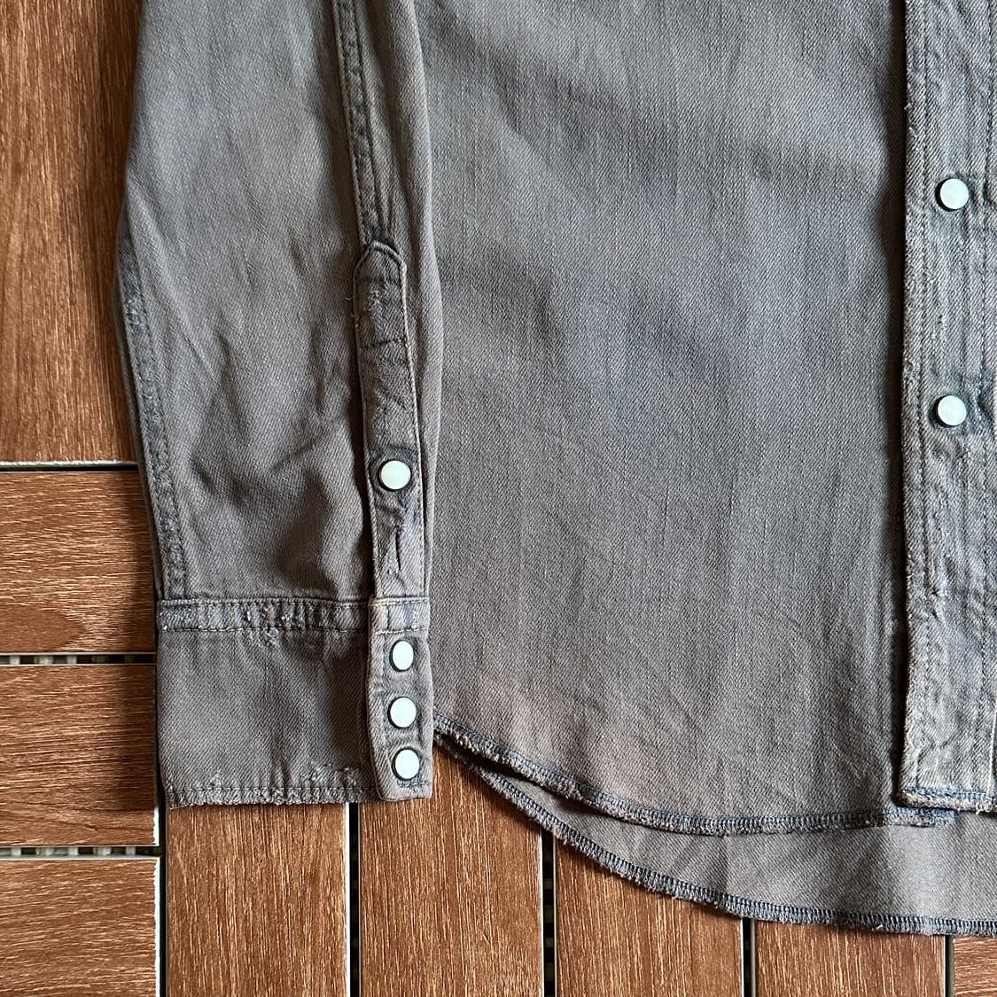 Attachment distressed western shirts 상품이미지6