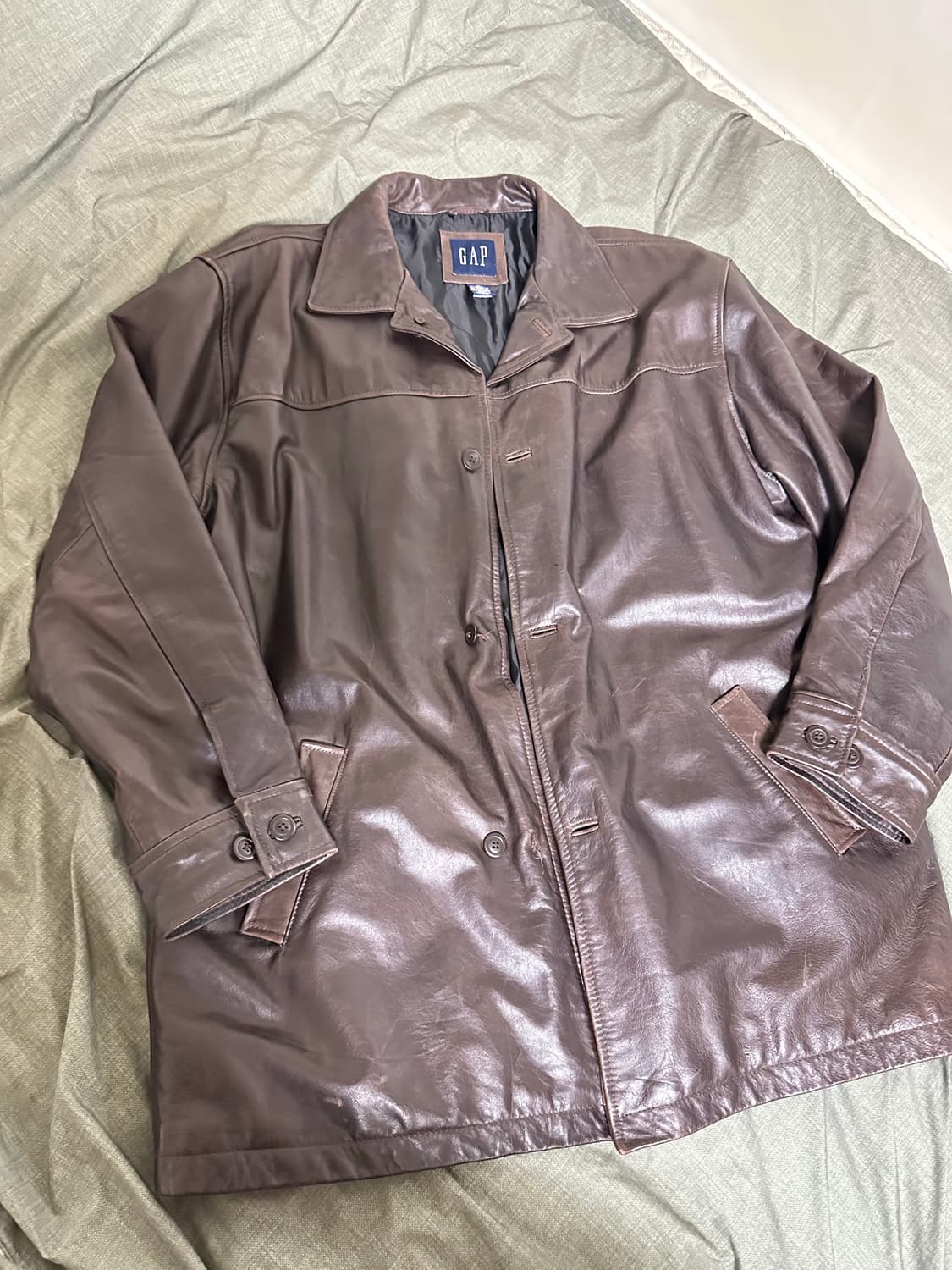 90‘s 올드갭 카코트 브라운 상품이미지1