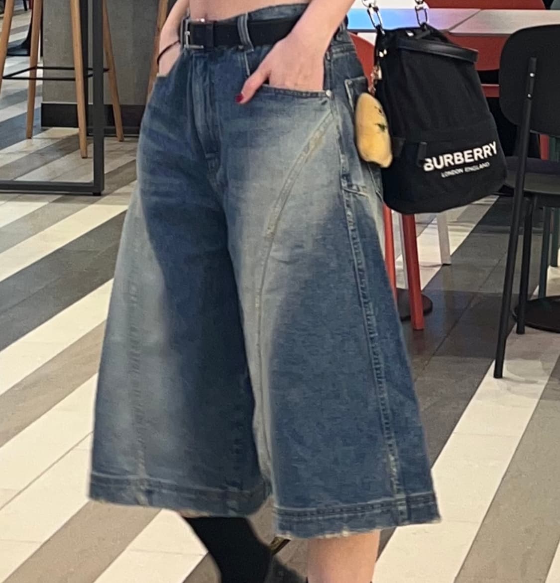 트리밍버드 버뮤다 데님 반바지 팬츠  상품이미지2