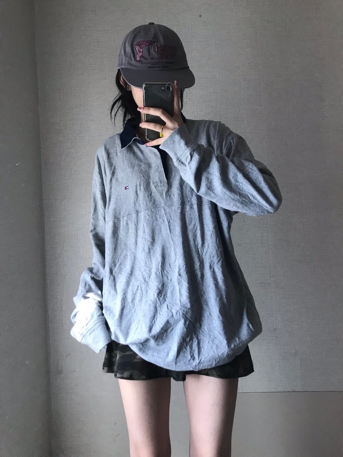 타미힐피거 그레이 오버핏 pk 상품이미지4