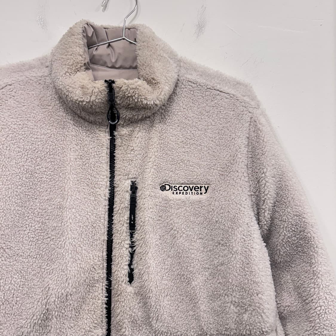 디스커버리 리버시블 뽀글이 시보리 플리스 상품이미지1