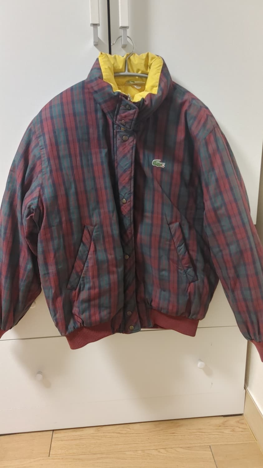 라코스테 서광 체크 봄버 상품이미지1