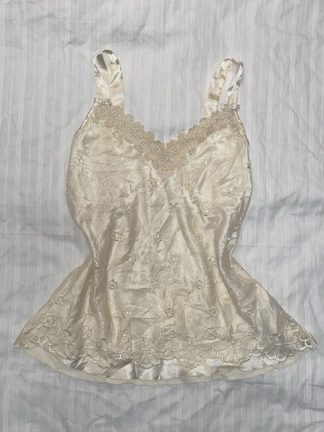 Ivory Floral Sleeveless 상품이미지1