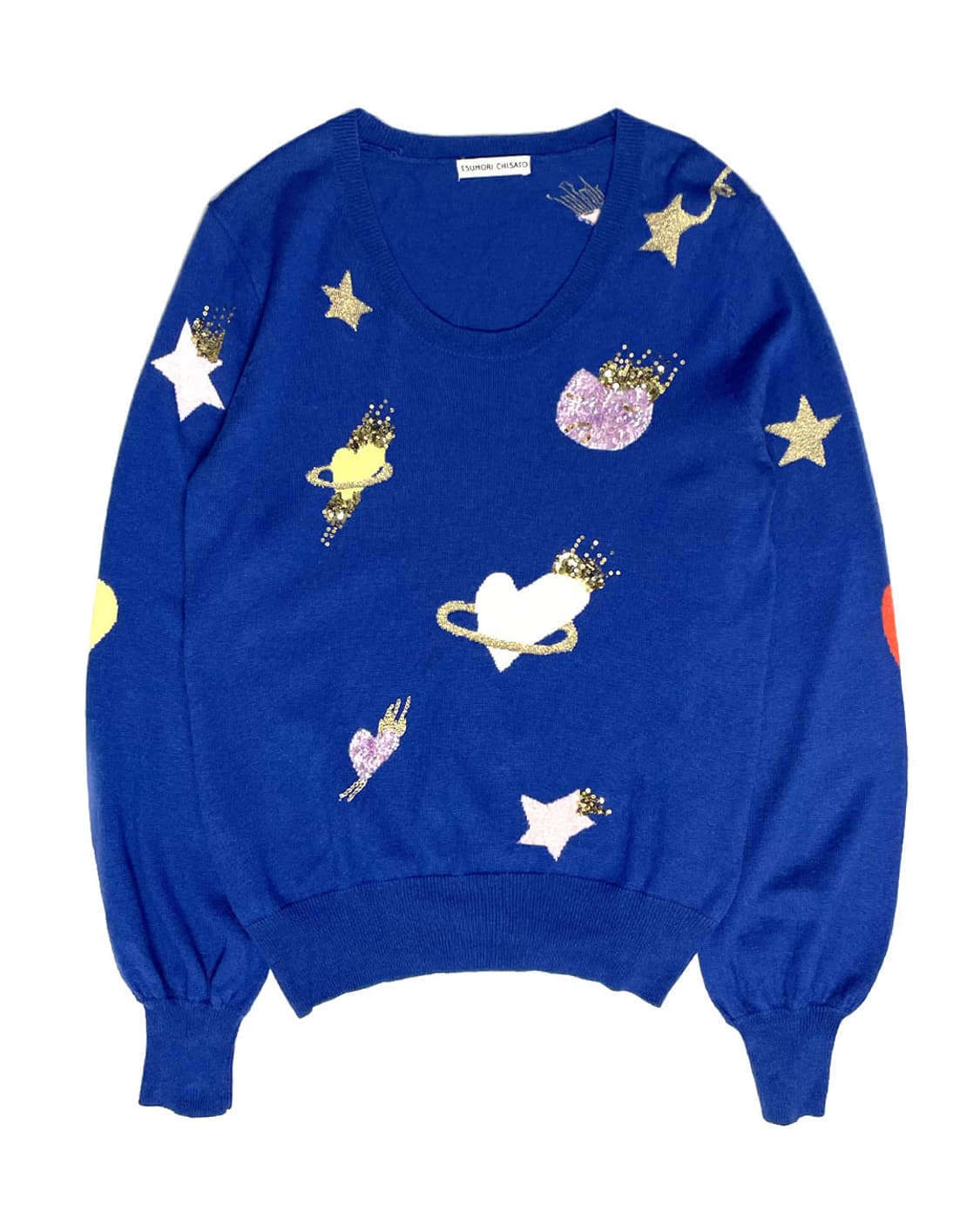 Tsumori chisato 스펭글 자수 니트 상품이미지1