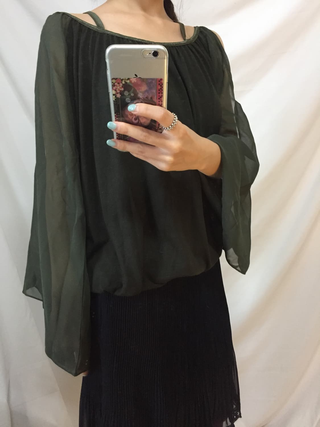 시스루 블라우스 상품이미지9