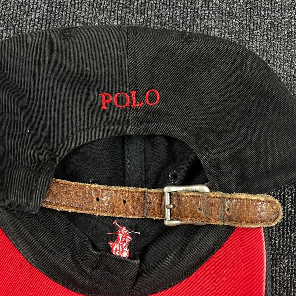 폴로 가죽 트랩 볼캡 상품이미지5