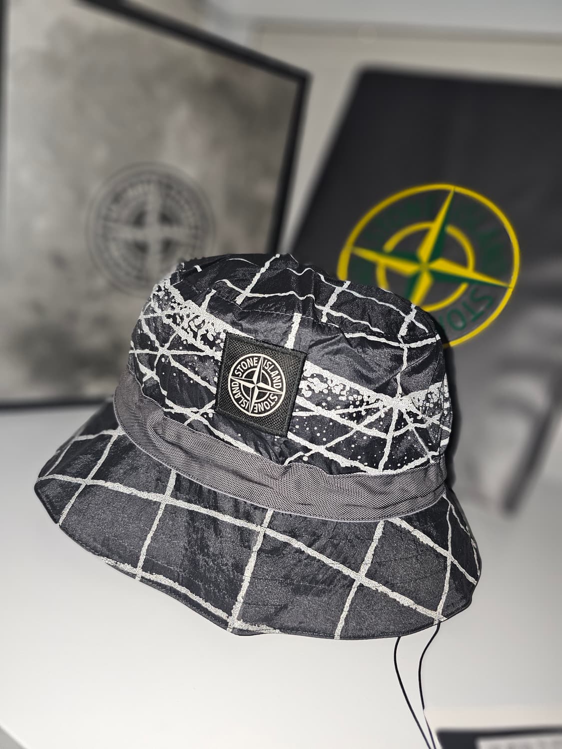 스톤아일랜드 리플렉티브 패커블 버킷햇 (새 상품) 상품이미지2