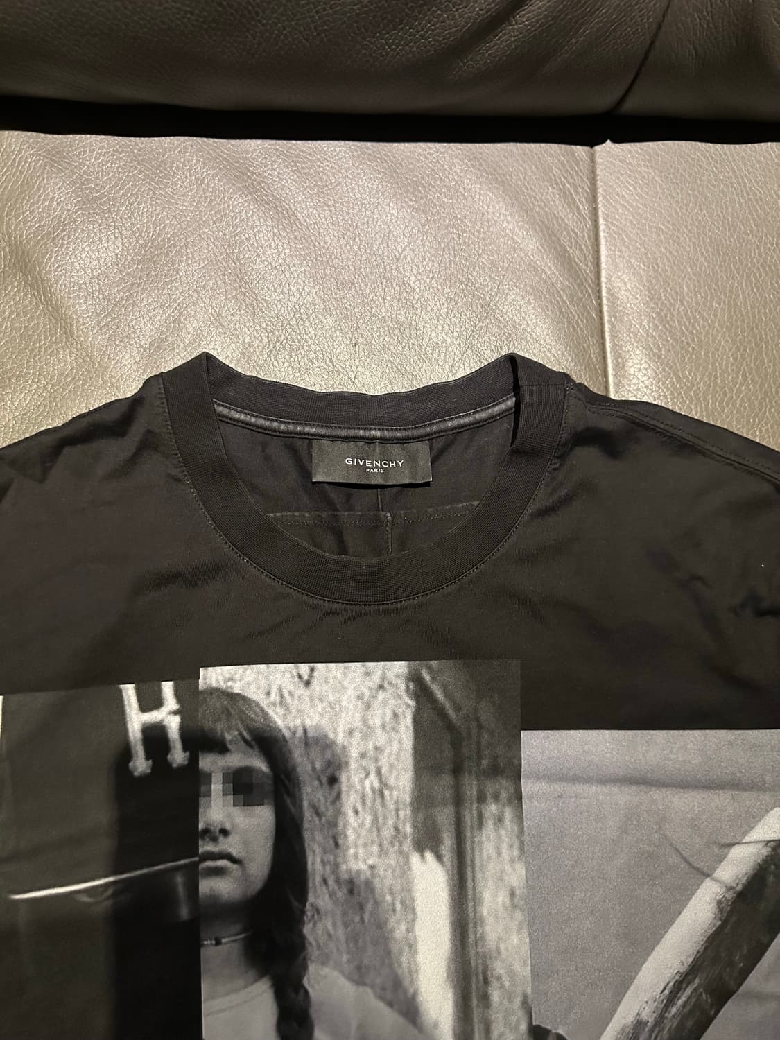 Givenchy 블랙 프린트 티셔츠 L 상품이미지2