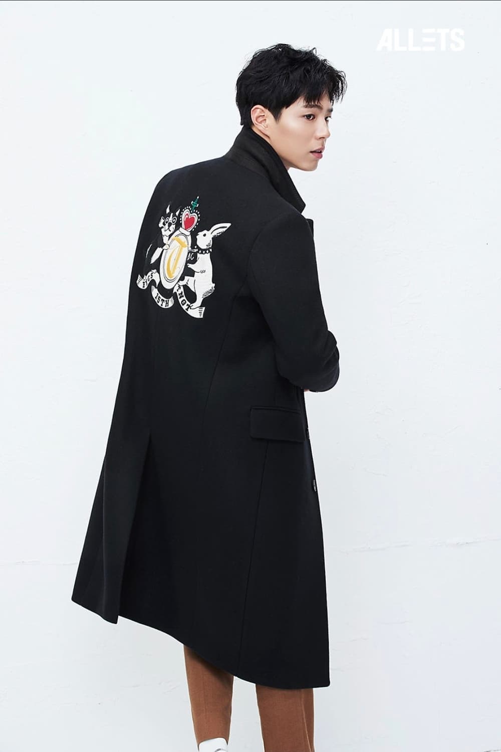 비욘드클로젯 x 티엔지티 박보검모델 95사이즈 남성용 자수울코트 상품이미지6