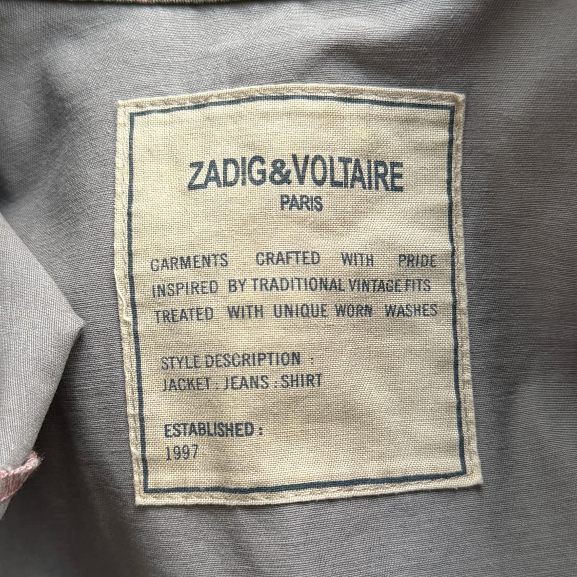 [S] 쟈딕앤볼테르 카모플라쥬 야상 자켓 상품이미지10