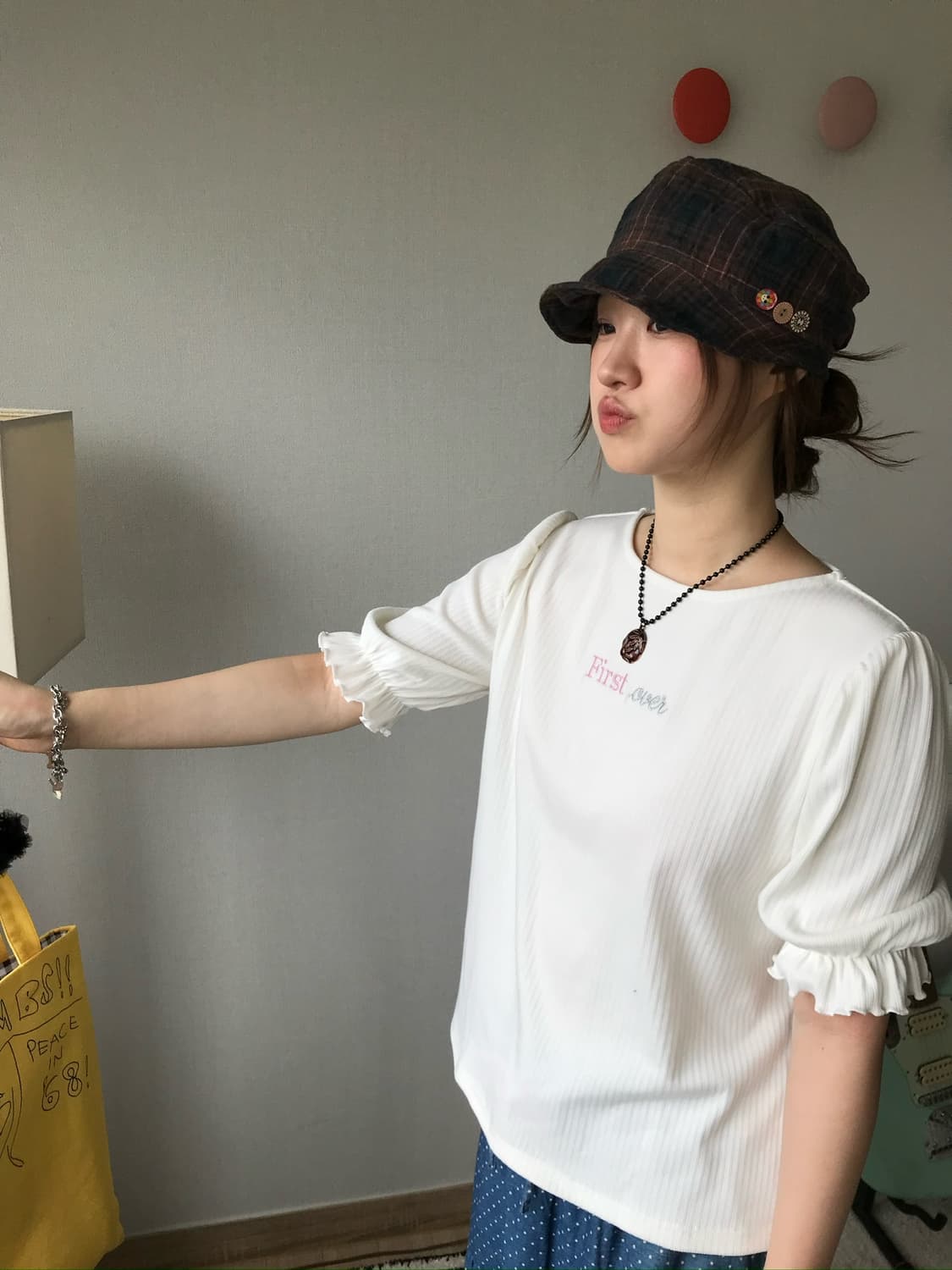frill cotton top 상품이미지1