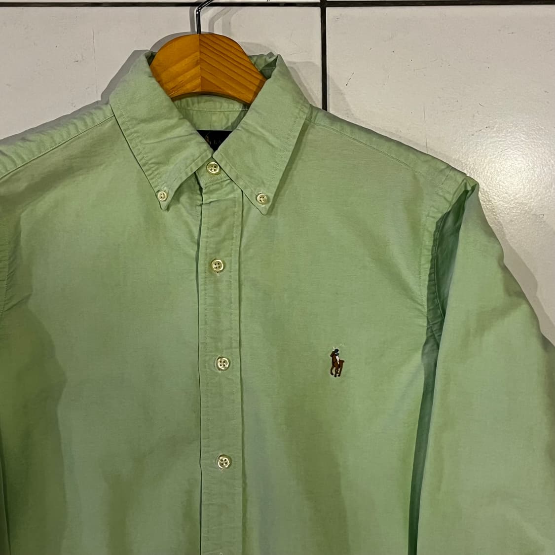 폴로 랄프로렌 파스텔그린 셔츠 상품이미지3