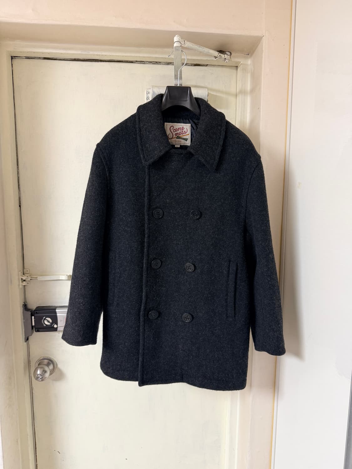 일본 빈티지 피 코트 Mets metropolitan  상품이미지1