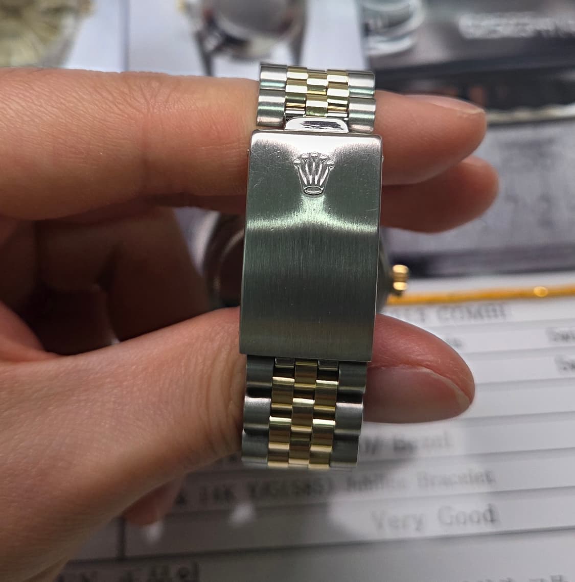 빈티지 롤렉스 데이저스트 16013 골드콤비 보카시판 쥬빌리줄 ver.  상품이미지7