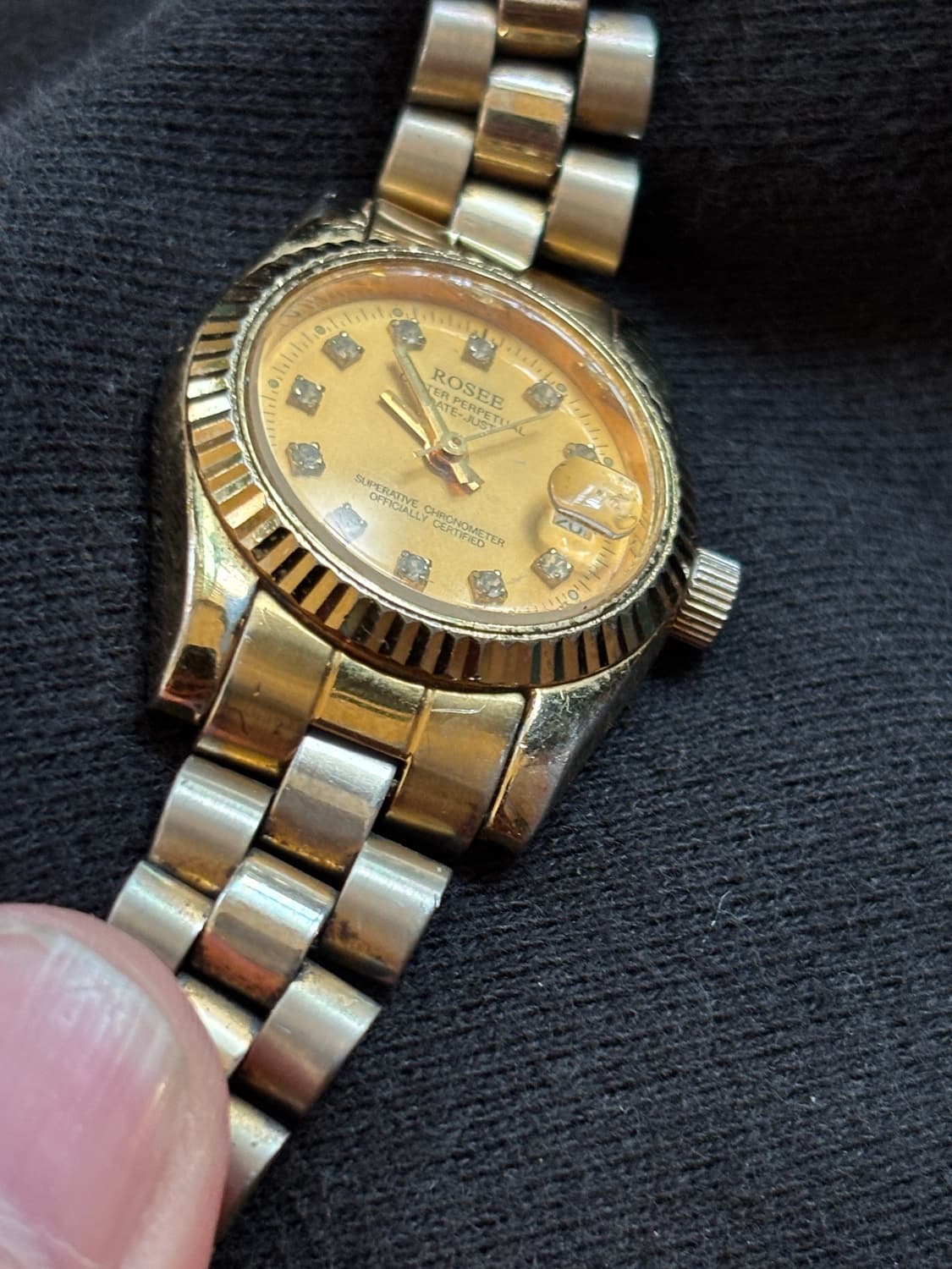 vintage rosee metal watch 상품이미지3