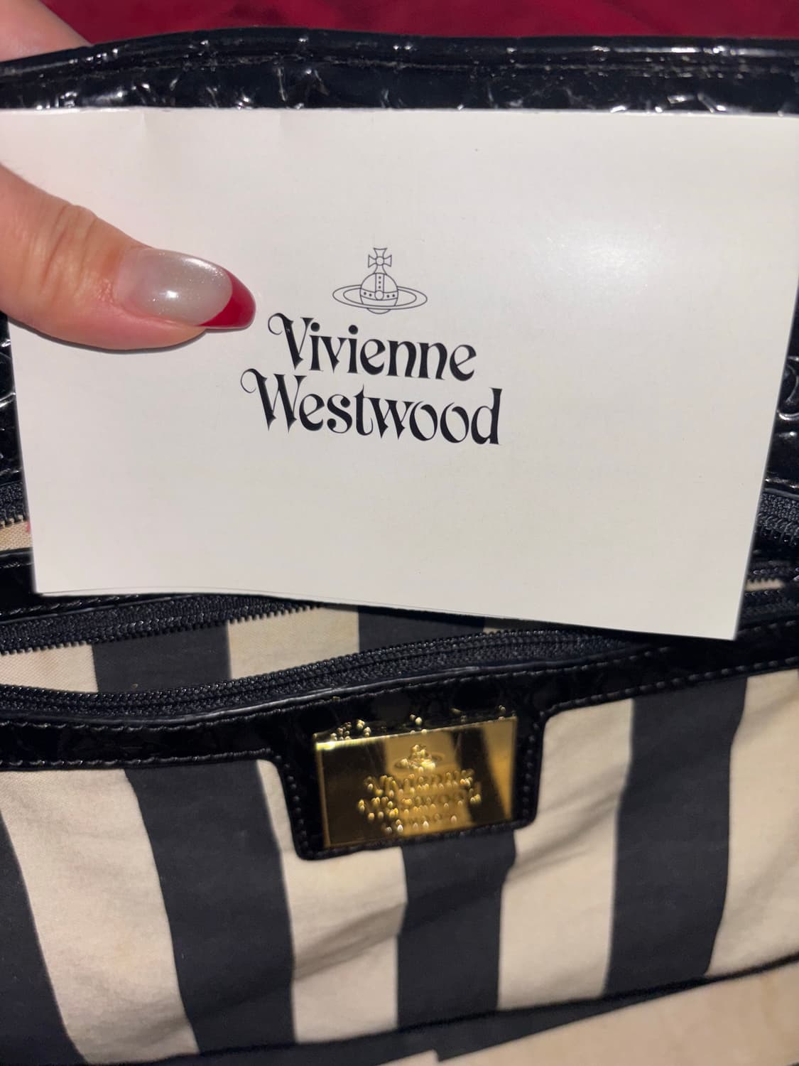 [vivienne westwood] 비비안웨스트우드 챈서리백 라지 상품이미지4