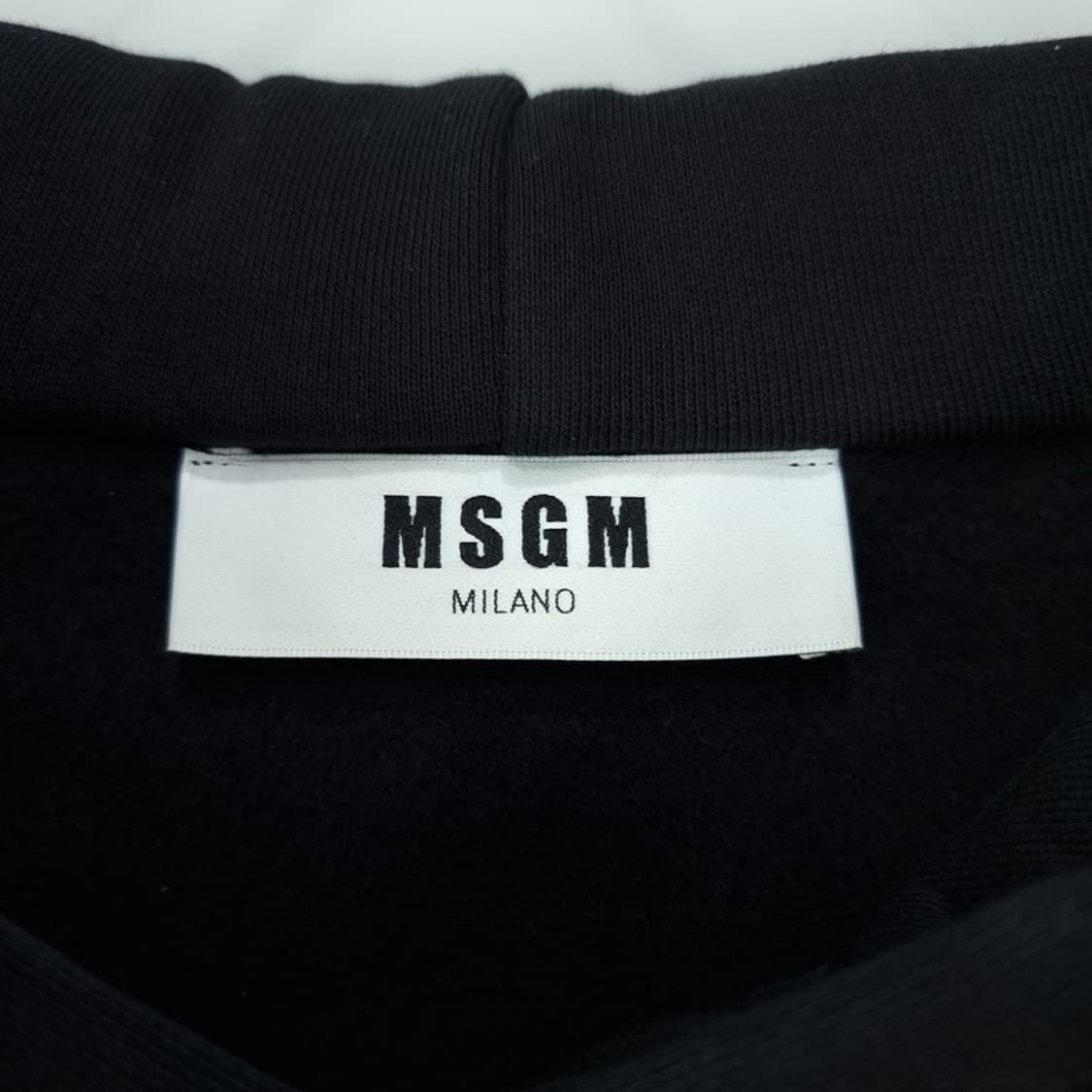 [엠에스지엠] 후드 로고 프린팅 후드티 블랙 P01503 상품이미지6