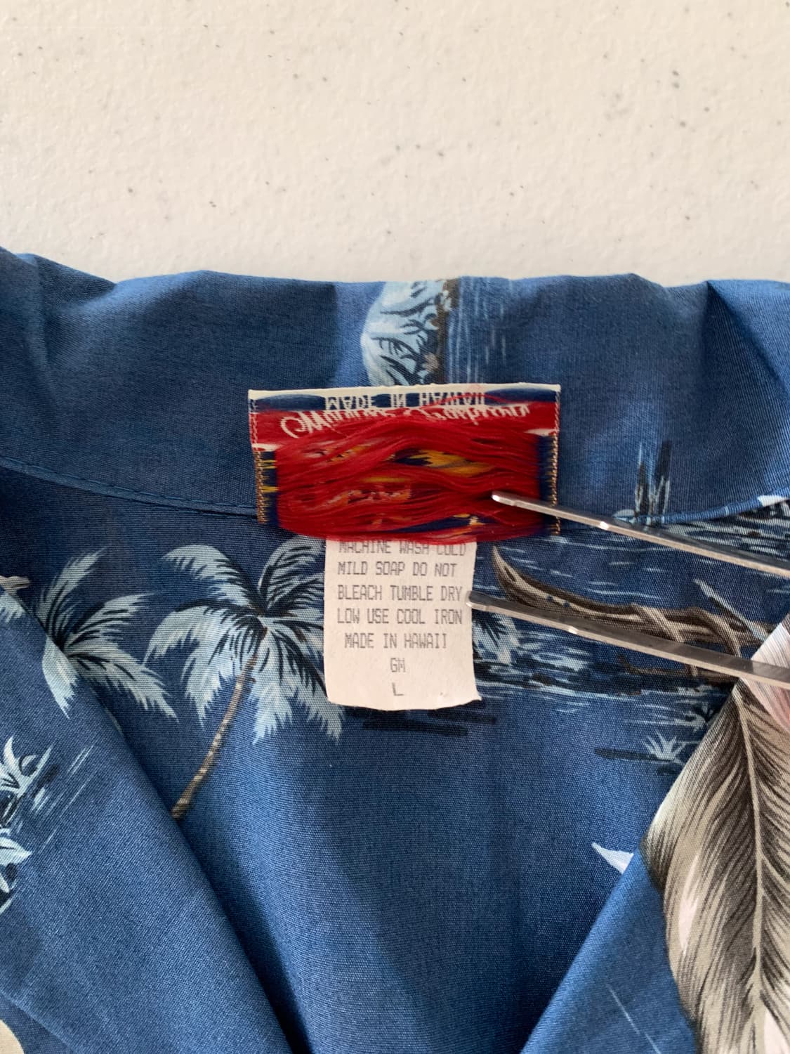 105 USA 빈티지 하와이안 알로하 셔츠 상품이미지6