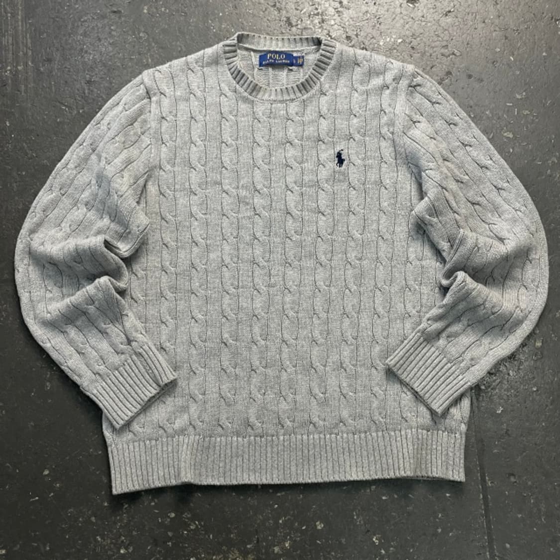 100 폴로 꽈배기 니트  상품이미지1