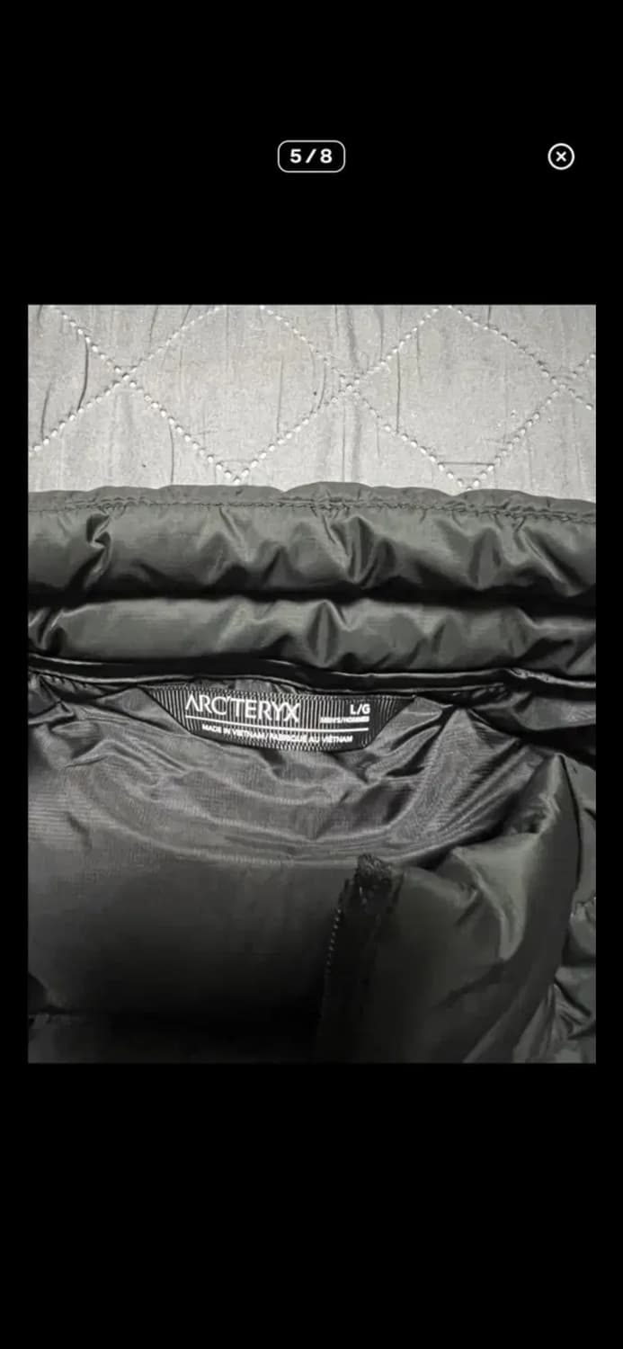 아크테릭스 세륨 자켓 논후드 블랙 (L) 판매 상품이미지5