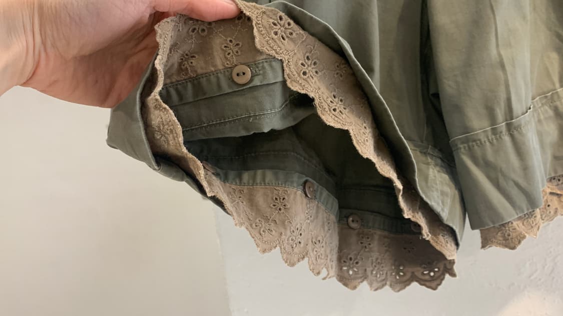 Lace khaki shorts 상품이미지4