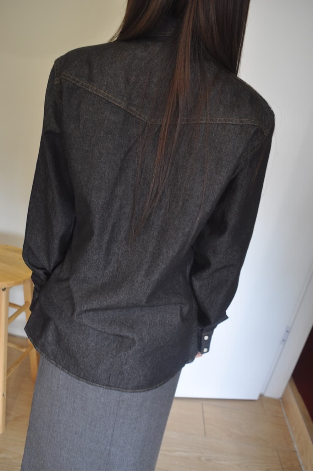 데님 웨스턴 셔츠 상품이미지4