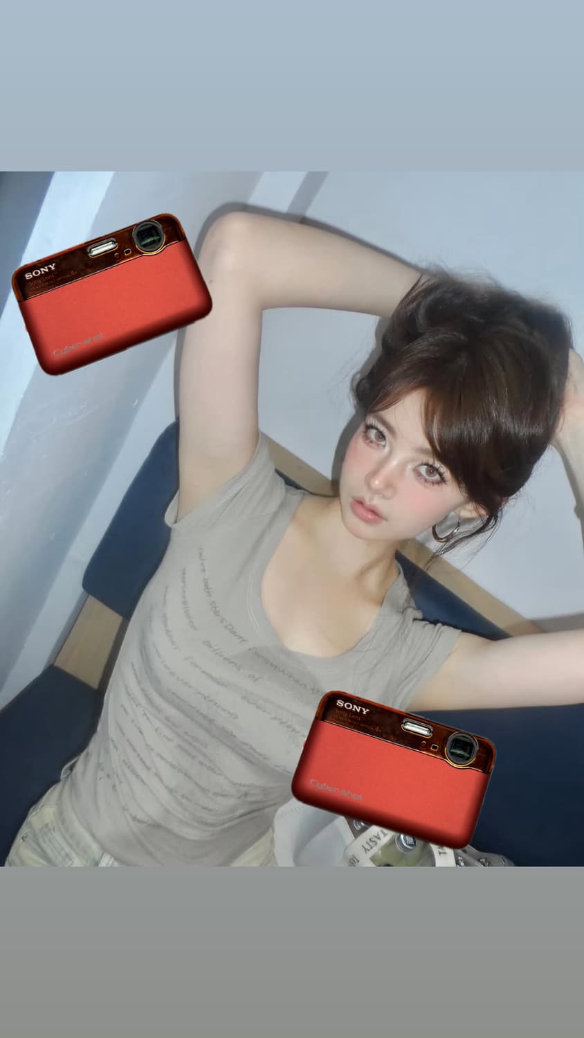 희귀!오렌지)sony cybershot dsc-j10 사이버샷 빈티지디카 상품이미지1