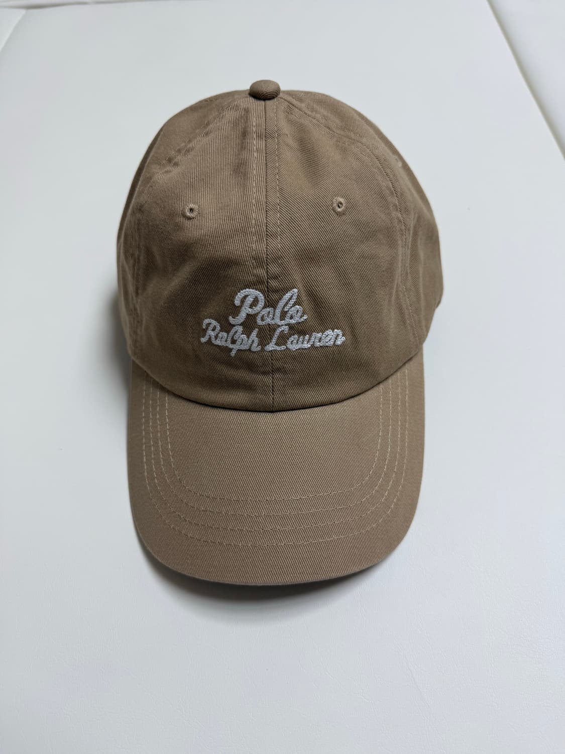 폴로 랄프로렌 엠브로이더드 트윌볼캡 (베이지)(새상품) 상품이미지1