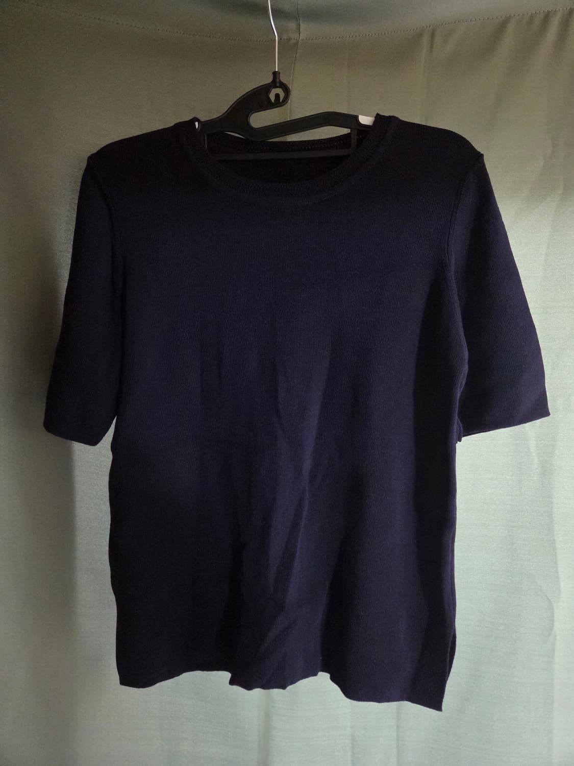 5000원 급처! 네이비 반팔 니트 상품이미지1