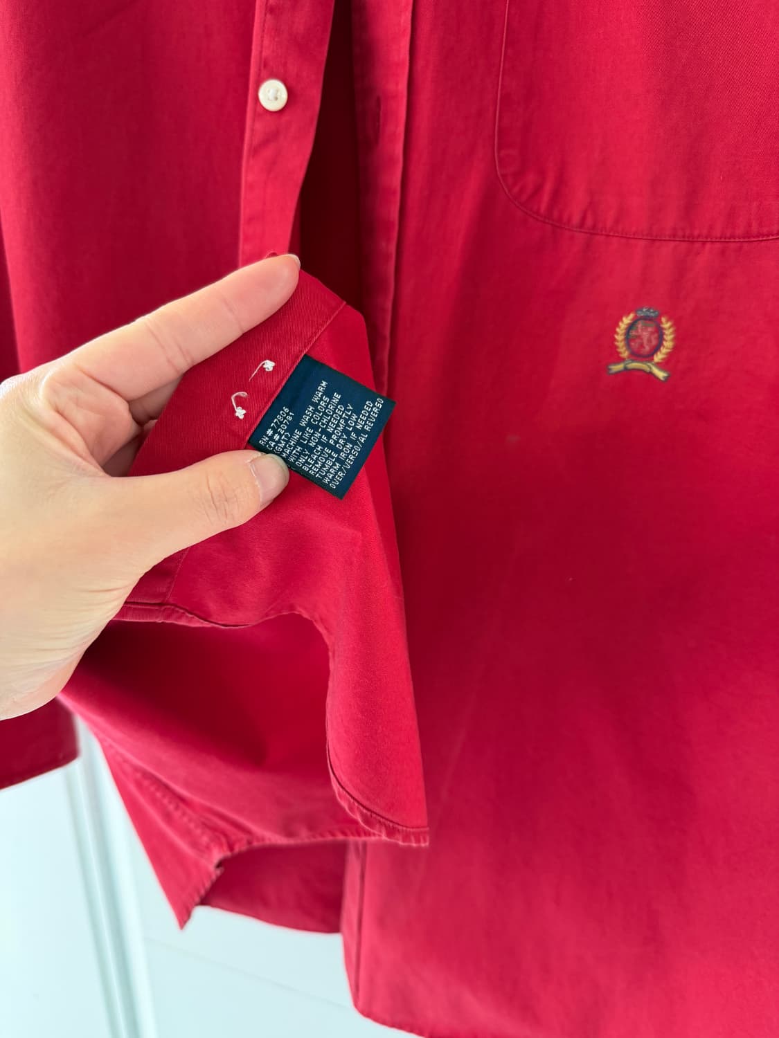 일본빈티지 타미 코튼 빅셔츠 상품이미지8