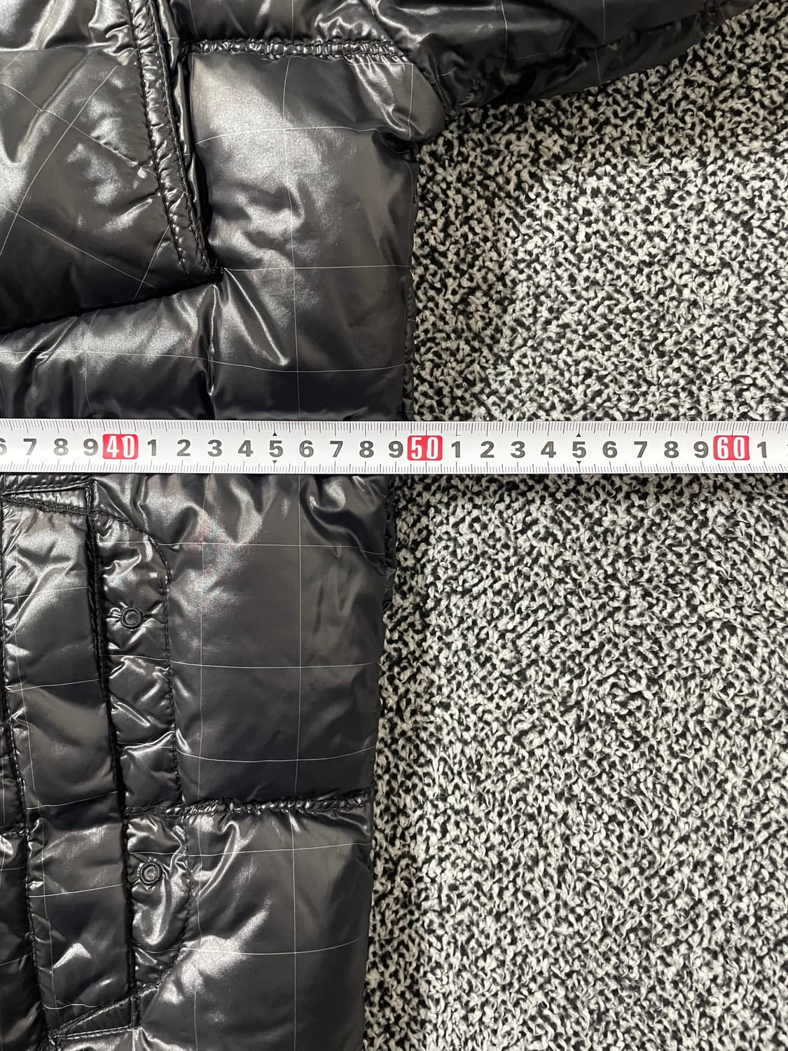 빈티지9. 디젤 바이커 유광 블랙 퀼팅 다운 패딩 푸퍼 경량 상품이미지6