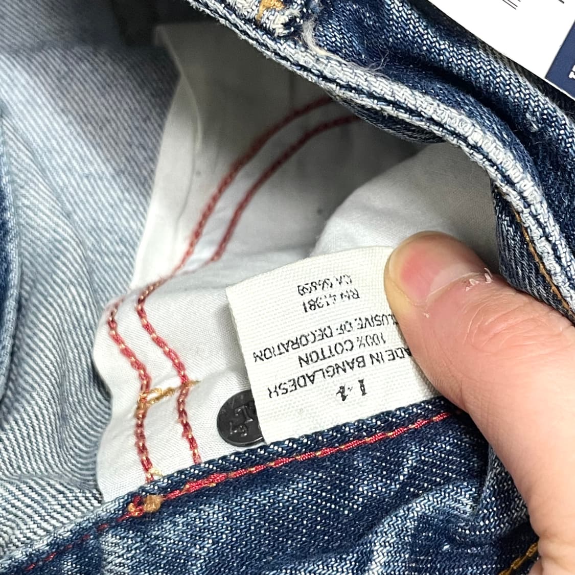 (택있는 새상품) 폴로랄프로렌 중청 데님팬츠 호칭14 여성24 상품이미지6