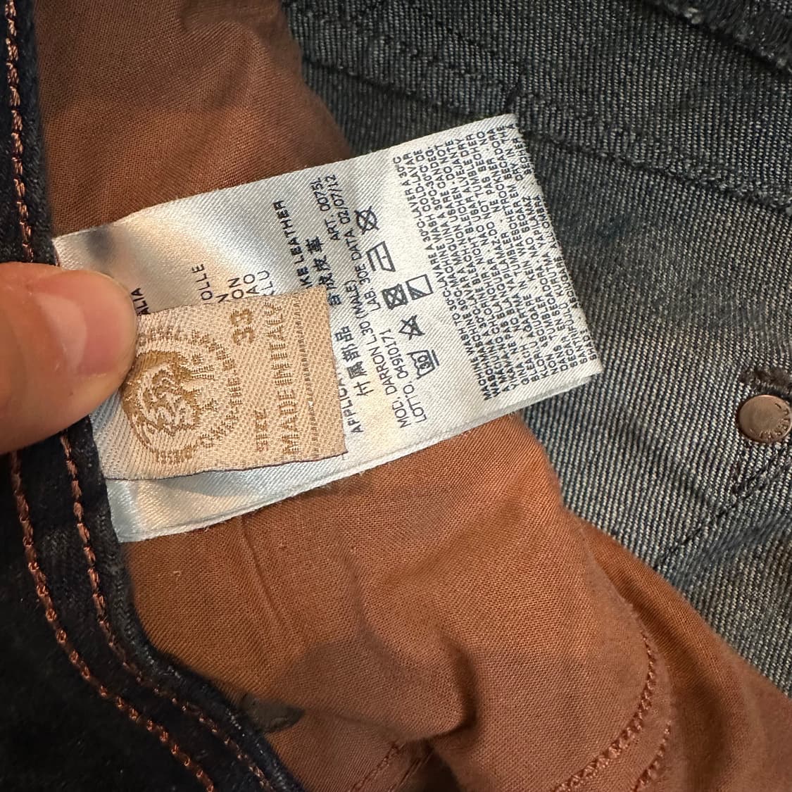 디젤 Diesel 데님 팬츠 상품이미지7