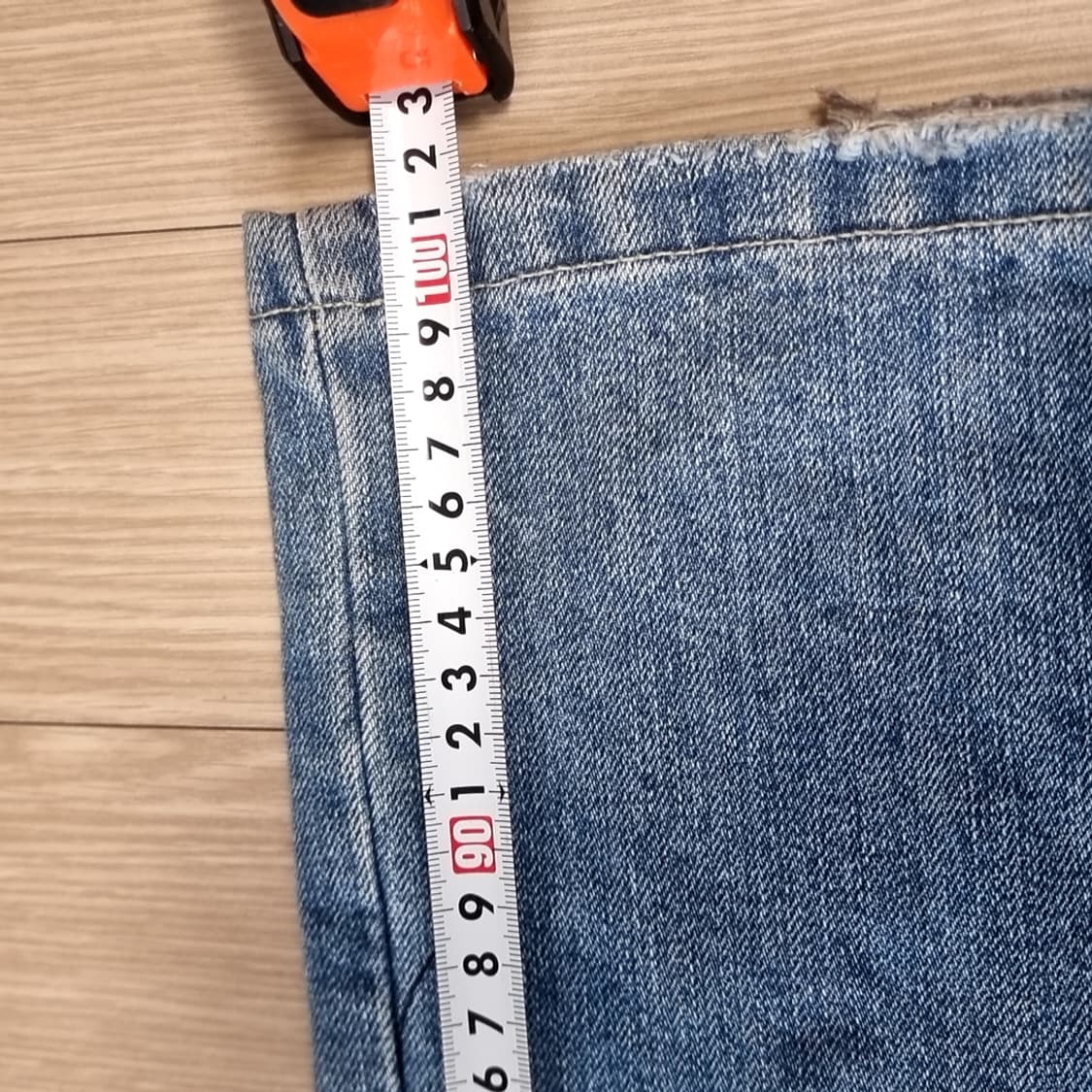 니키식스 데미지 부츠컷 청바지(실측) 상품이미지9