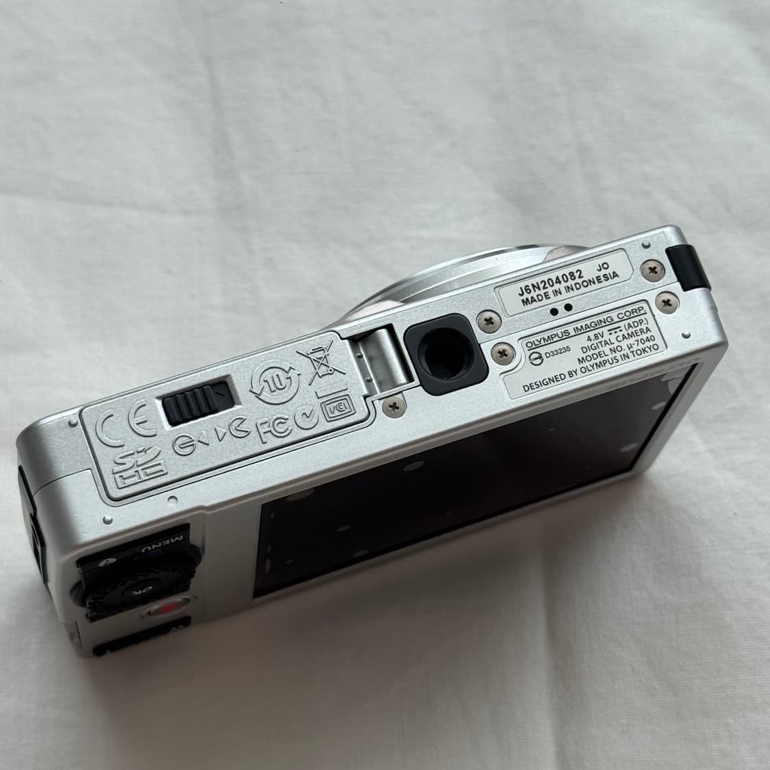 작례⭕️ 올림푸스 뮤 7040 Olympus 베이지 디카 디지털카메라 상품이미지5