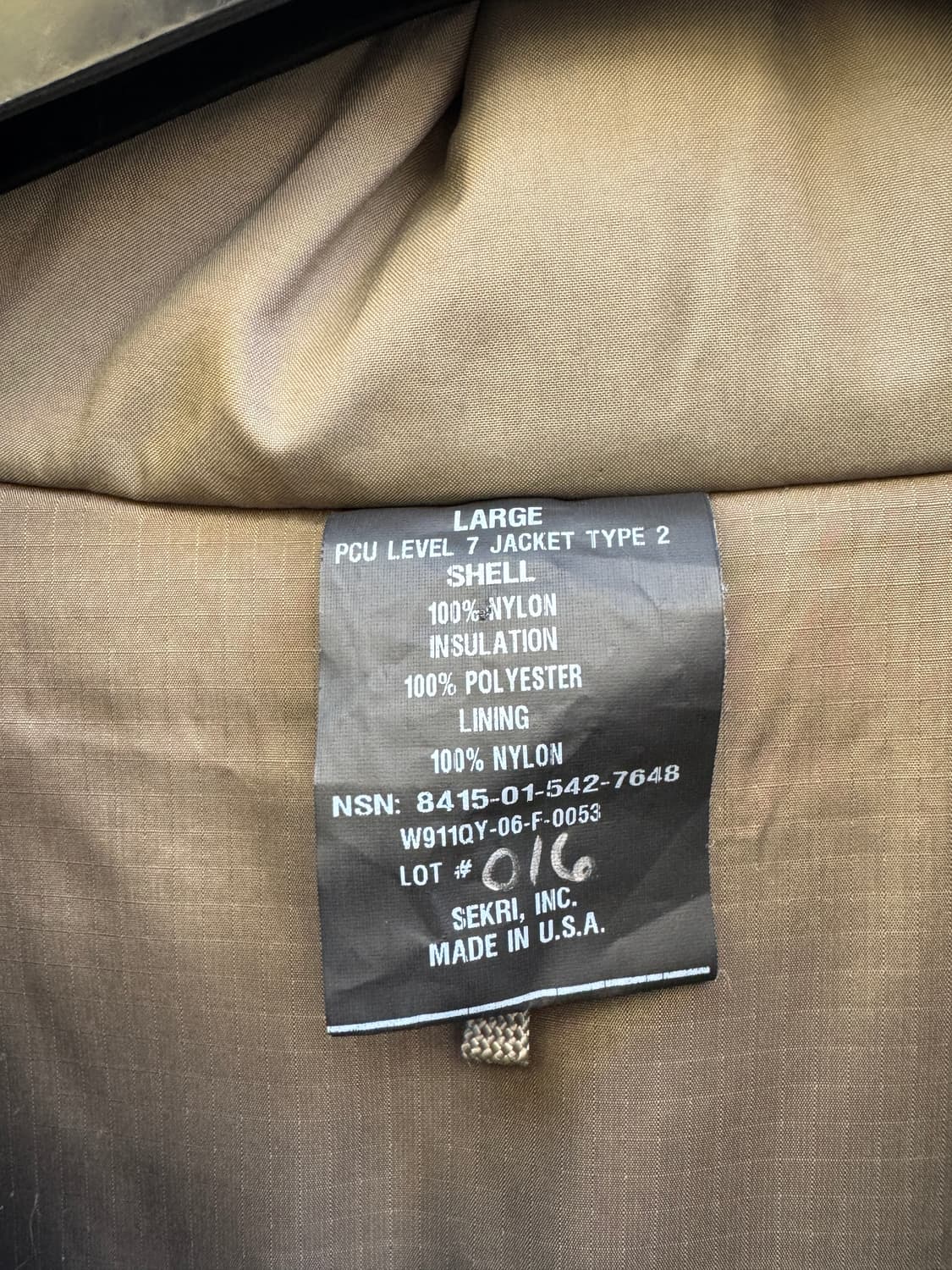 Sekri PCU 레벨7 타입2 프리마로프트 몬스터 파카 (라지) 상품이미지7