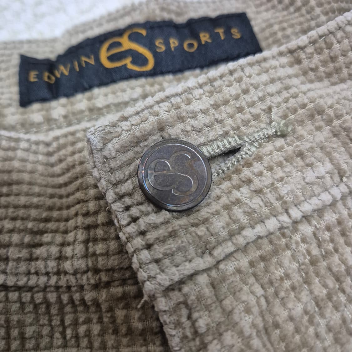 [아메카지🔥] 에드윈 베이지 코튼 코듀로이 팬츠 상품이미지4