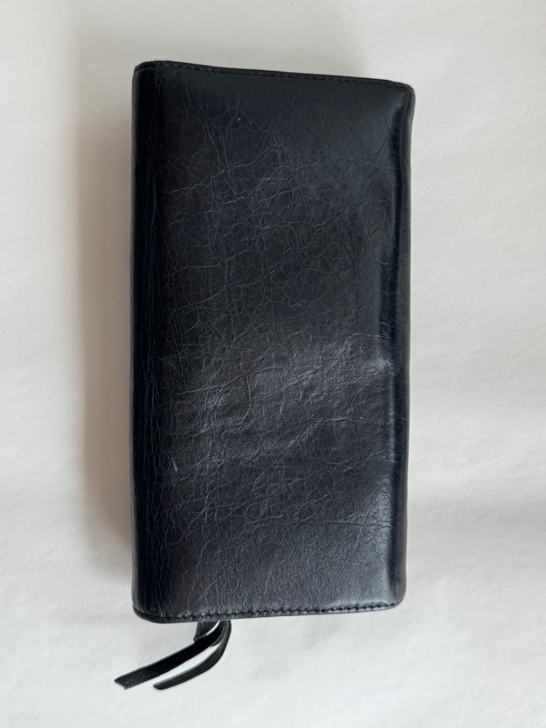 발렌시아가 모터 가죽 장지갑 블랙 상품이미지2