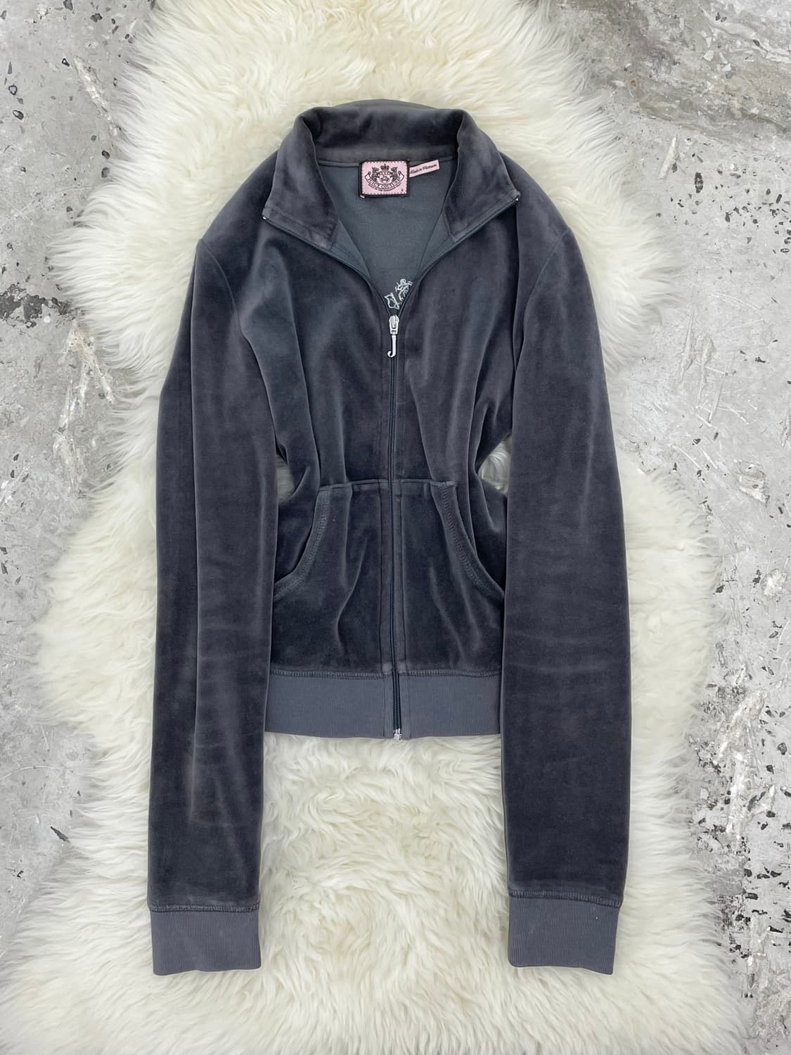 쥬시꾸뛰르 회핑 벨로아 집업💕 상품이미지2