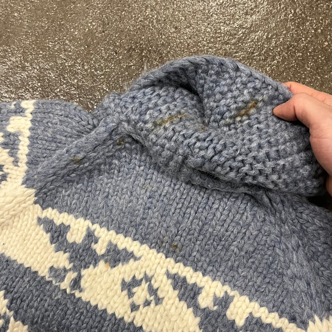 80s Longhouse 헤비 울 코위찬 (95) 상품이미지4